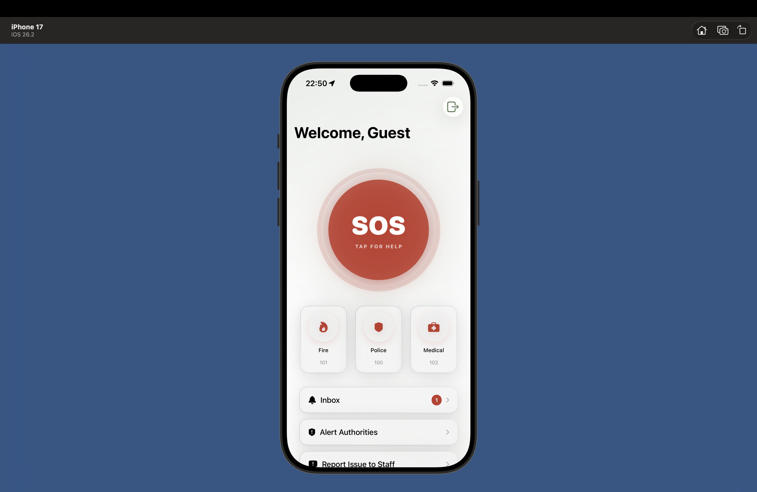 Guide - Emergency Response iOS App