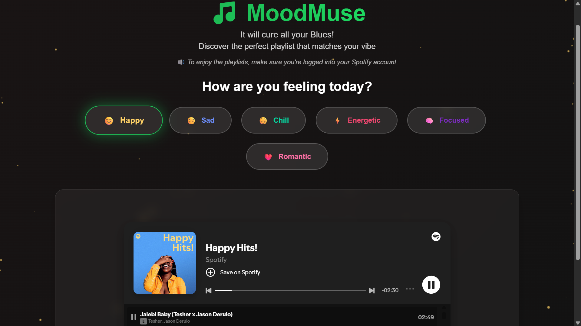 MoodMuse App