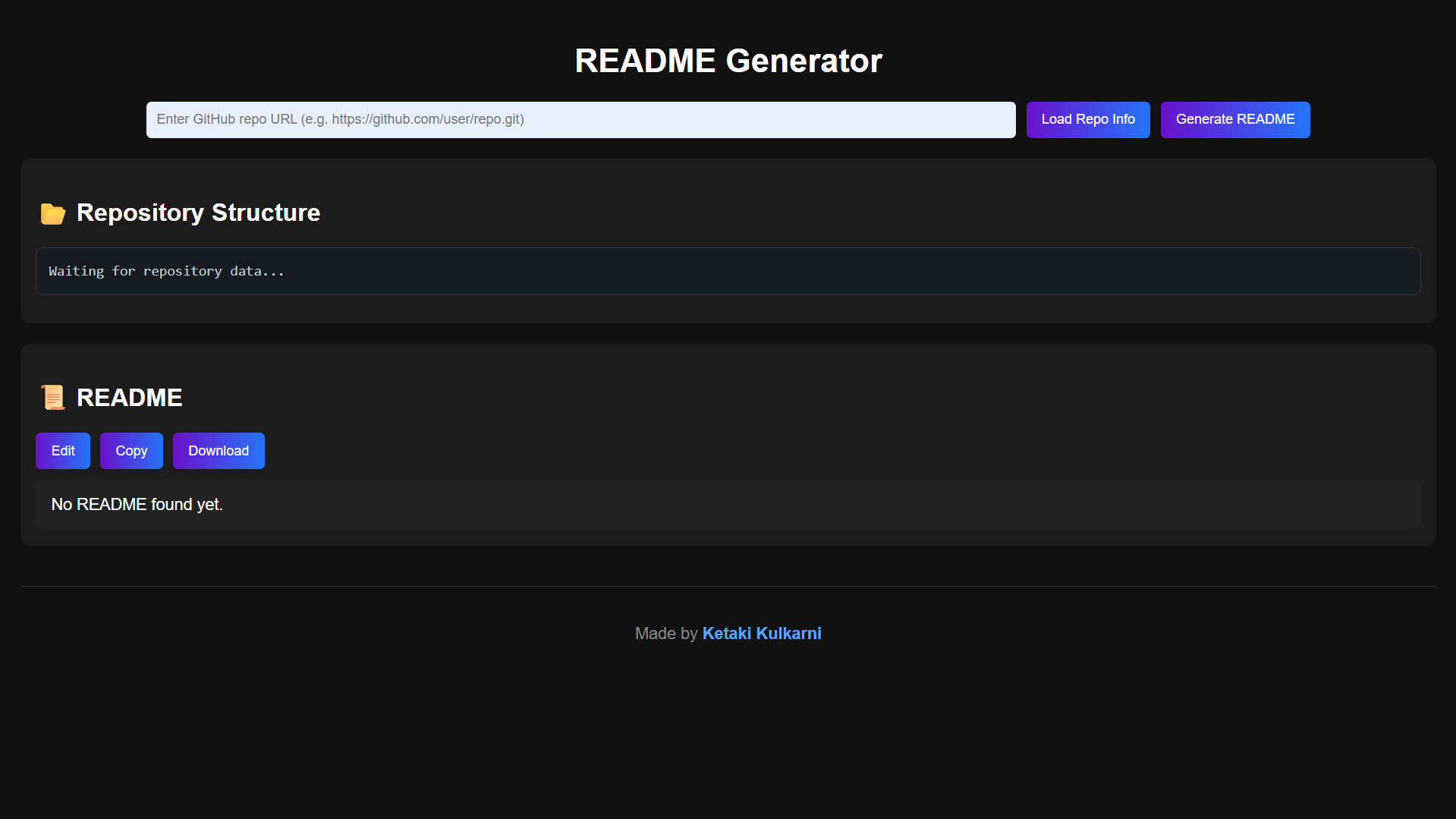 AI-Powered README Generator