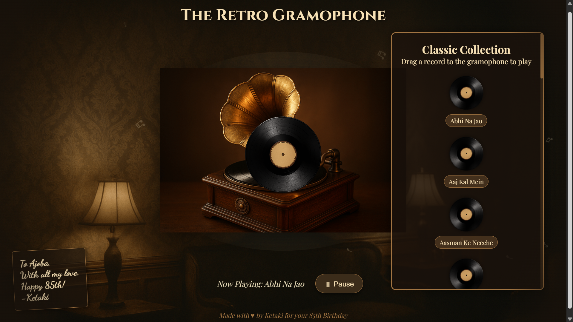 The Retro Gramophone Project