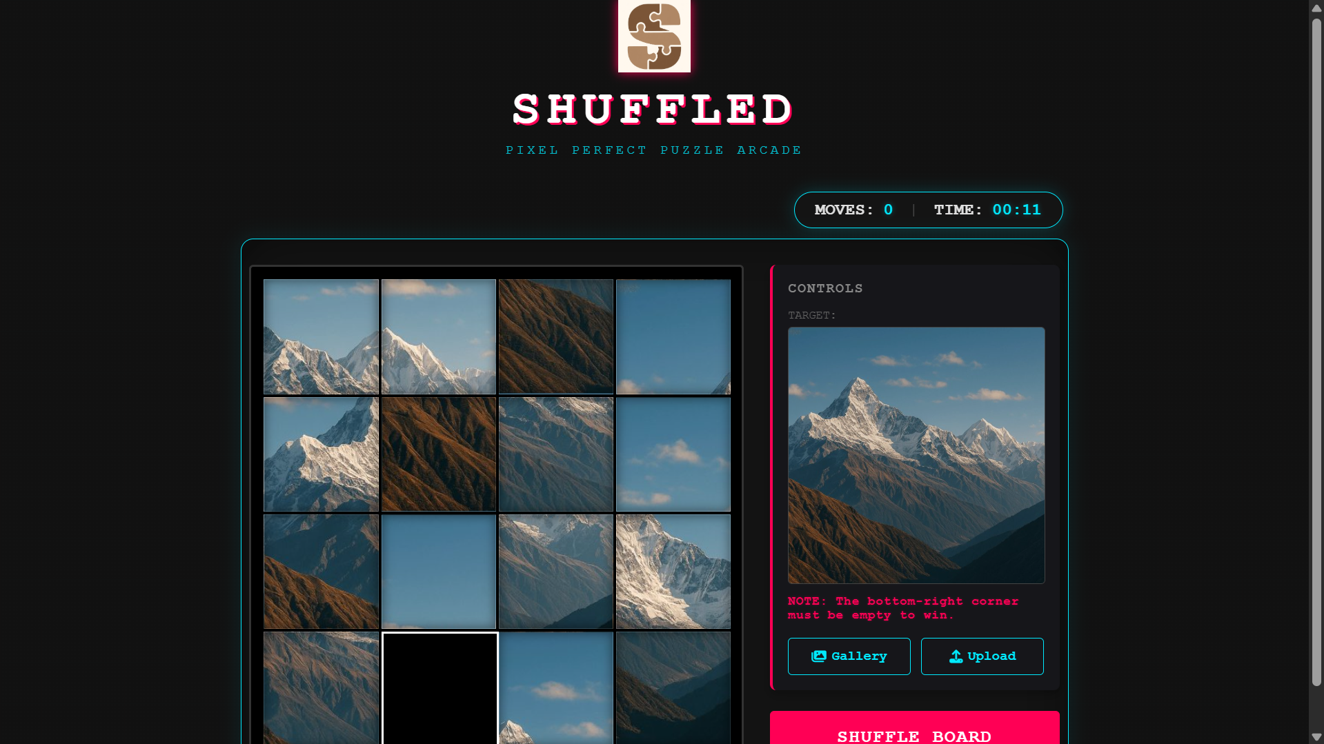 Shuffled - Retro Puzzle Game